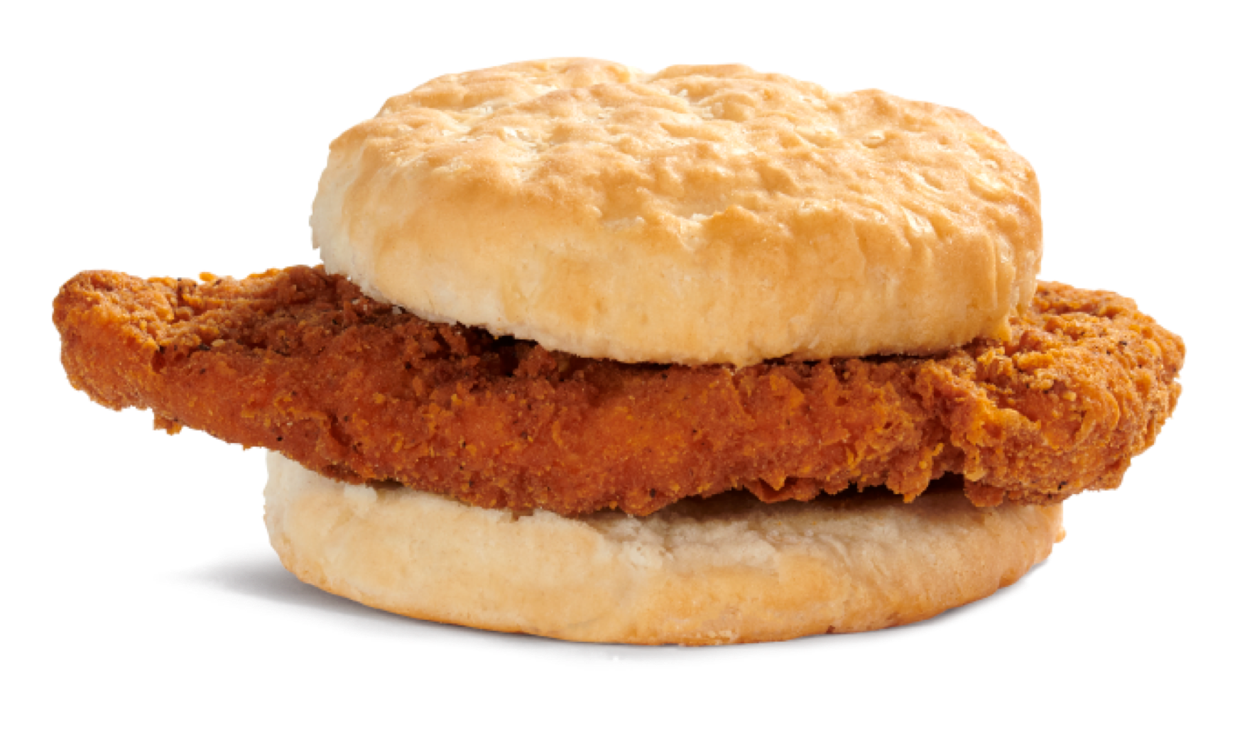 Spicy chicken biscuit sandwich