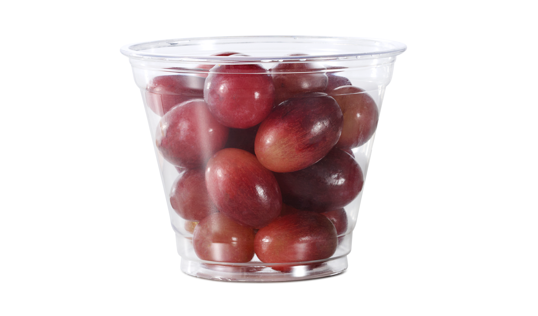 Red grapes in a cup